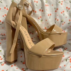 Nude Marc Defang Chunky Heels